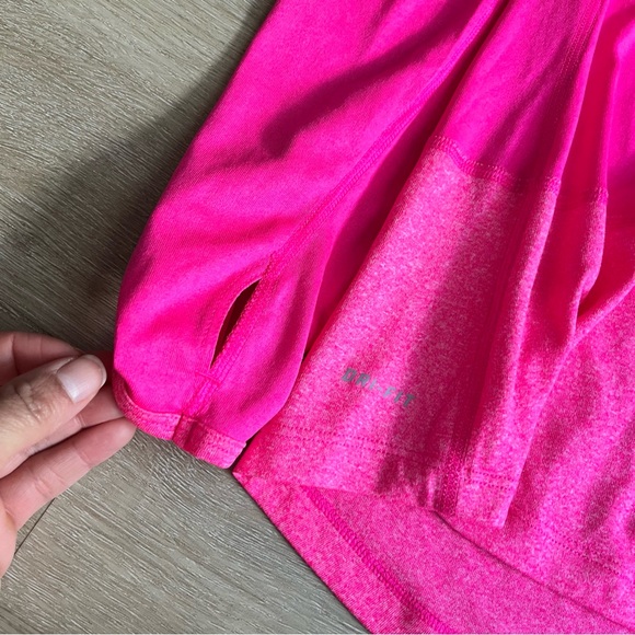 Nike Dri Fit Running Quarter Zip Pullover Bundle Sz Thumbholes - Picture 9 of 11